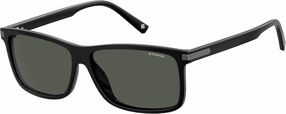 NEW POLAROID men's pld 2075/s/x polarised sunglasses in black